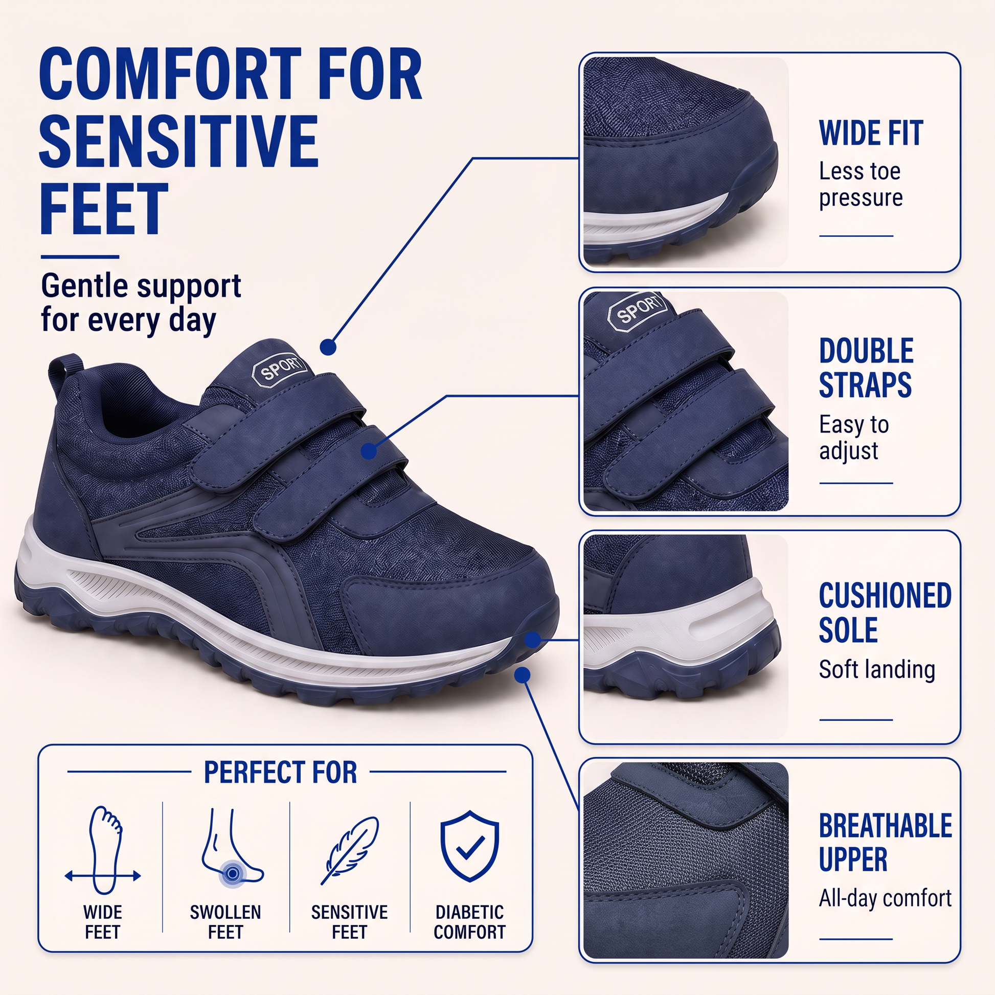 orthopedic shoes for men - view 7