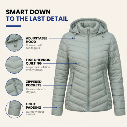 womens puffer jacket - view 2