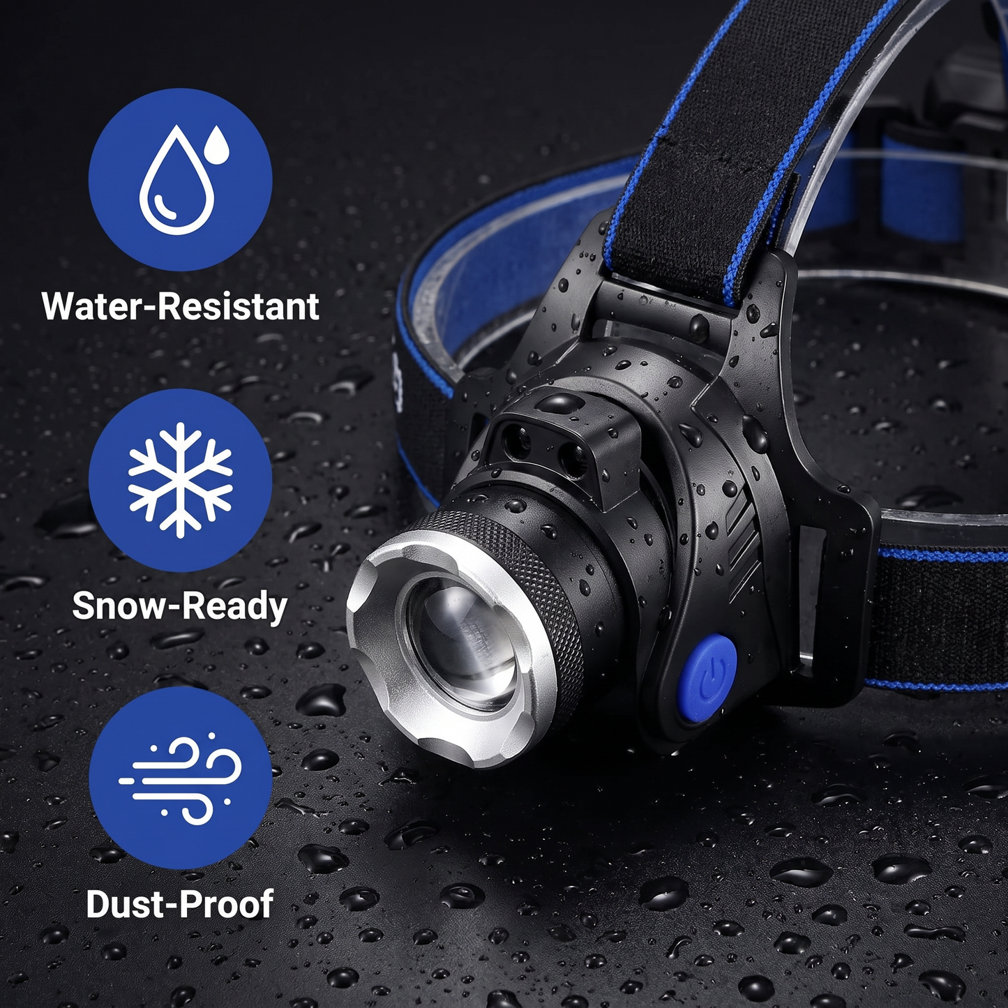 rechargeable headlamp - view 5
