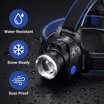 rechargeable headlamp - view 5