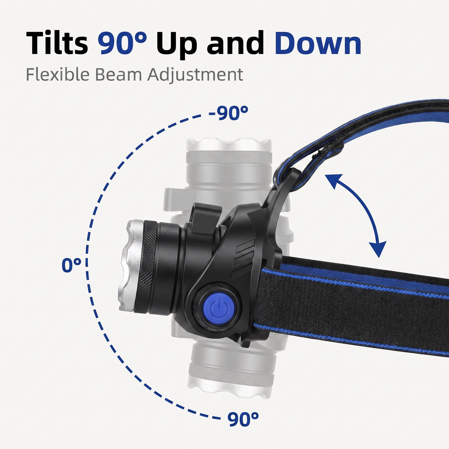 rechargeable headlamp - view 7