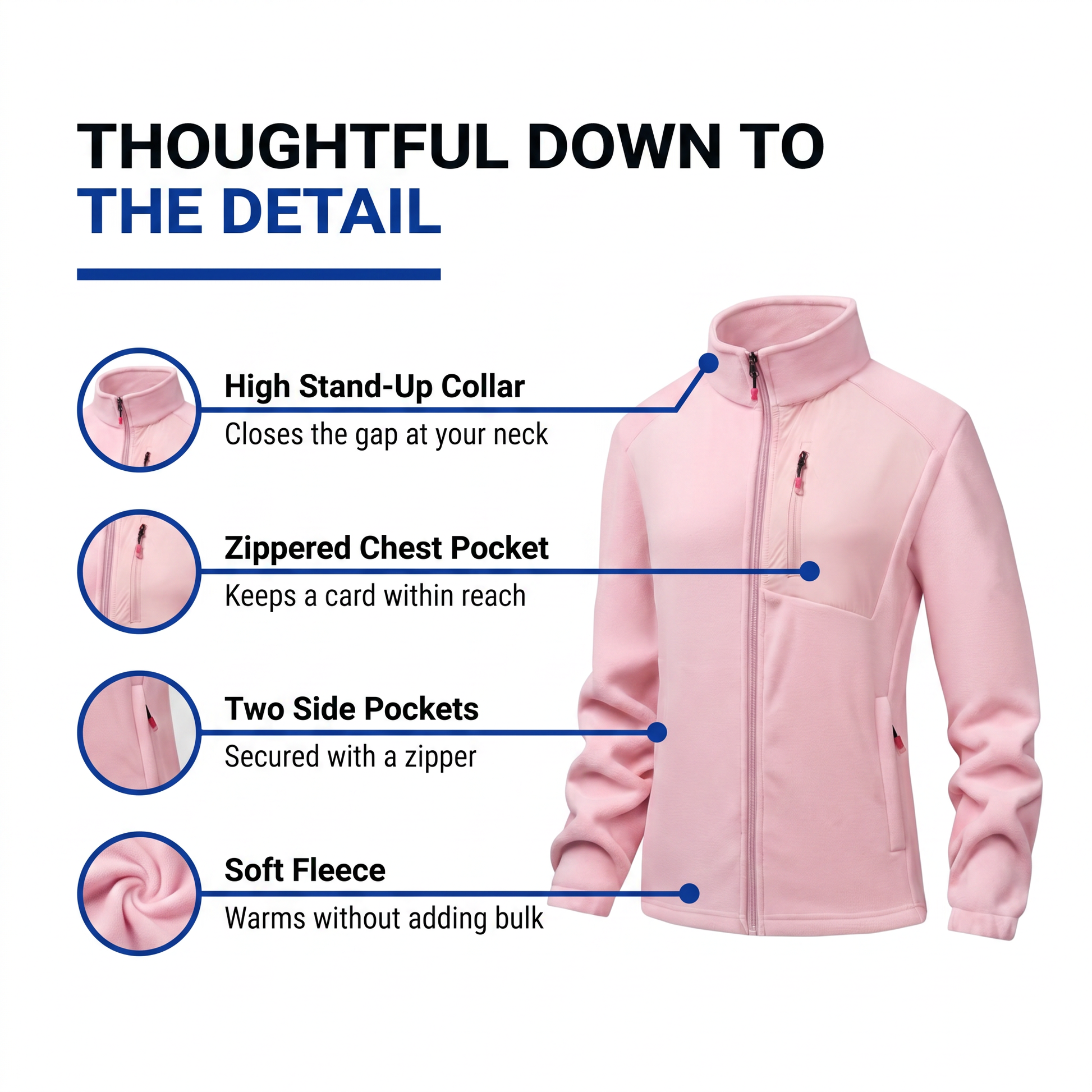 women's fleece jacket - view 3