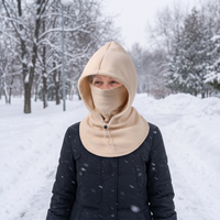 Women's Fleece Balaclava Hood – Plush Lined