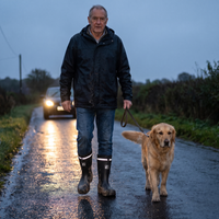 Men's Rain Boots for Dog Walks – Reflective Stripe
