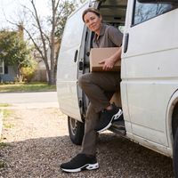 Women's Delivery Driver Shoes – Steel Toe, Breathable & Light