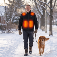 Men's Heated Jacket for Winter Walks – 8 Zones – Warm in 10 Seconds