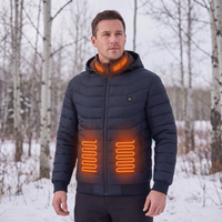 Heated Jacket for Men & Women - 9 Heat Zones - Waterproof & USB Powered