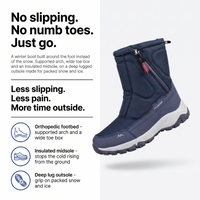 Women's Winter Boots - Waterproof, Warm & Non-Slip