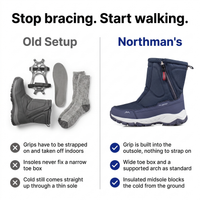 Women's Winter Boots - Waterproof, Warm & Non-Slip