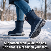 Women's Winter Boots - Waterproof, Warm & Non-Slip