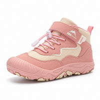 Kids Hiking Boots - Waterproof Mid Ankle Boots - Easy Hook-and-Loop