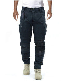 Army Pants for Men - Tapered Military Cargo Pants - Knee Pads & Camo