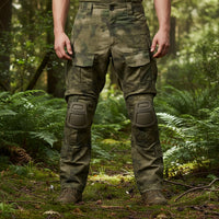 Men's Tactical Pants - Built-In Knee Pads - Camo Cargo Pants