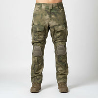 Men's Tactical Pants - Built-In Knee Pads - Camo Cargo Pants