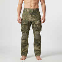 Men's Tactical Pants - Built-In Knee Pads - Camo Cargo Pants