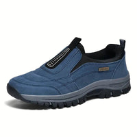 Men's Slip-On Shoes - Arch Support Walking Shoes - Thick Cushioned Sole