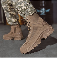 Tactical Boots for Men - Non-Slip Lug Sole - High-Top Ankle Support