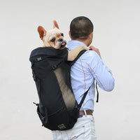 Dog Carrier Backpack - Head-Out Design - Ventilated Mesh Sides
