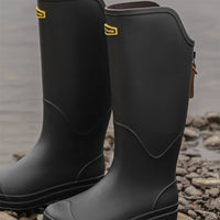 Women's Rain Boots - Tall & Waterproof - Non-Slip Sole