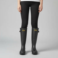 Women's Rain Boots - Tall & Waterproof - Non-Slip Sole