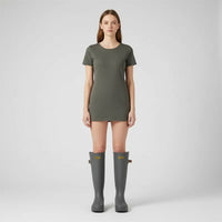 Women's Rain Boots - Tall & Waterproof - Non-Slip Sole