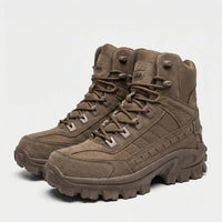 Men's Tactical Boots - High Ankle Lace-Up - Deep Tread Sole
