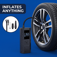 Portable Air Compressor - 150 PSI Cordless Tire Inflator - Digital Gauge