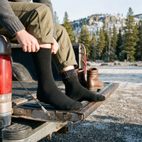 Thermal Socks 2 Pairs - Fleece Lined Socks  - Moisture Wicking