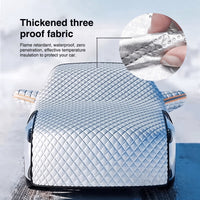 Windshield Cover for Snow - Frost & Sun Shade - Fits Most Cars & SUVs