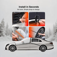 Windshield Cover for Snow - Frost & Sun Shade - Fits Most Cars & SUVs