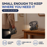 Portable Wind Up Radio - Hand Crank & Solar Emergency Radio - Torch & SOS