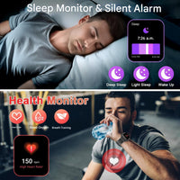 Rugged Smartwatch for Men - Bluetooth Calls & Heart Rate - IP68
