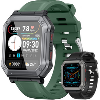Rugged Smartwatch for Men - Bluetooth Calls & Heart Rate - IP68