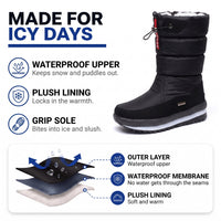 Women's Winter Boots - Waterproof & Insulated - Mid-Calf