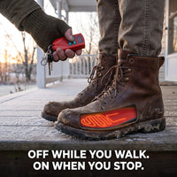 Heated Insoles with Key-Ring Remote – Warm Feet When You Stop Moving