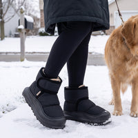 Women's Waterproof Puffer Winter Boots – Slipper-Soft Lining