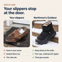 Women's Waterproof Puffer Winter Boots – Slipper-Soft Lining