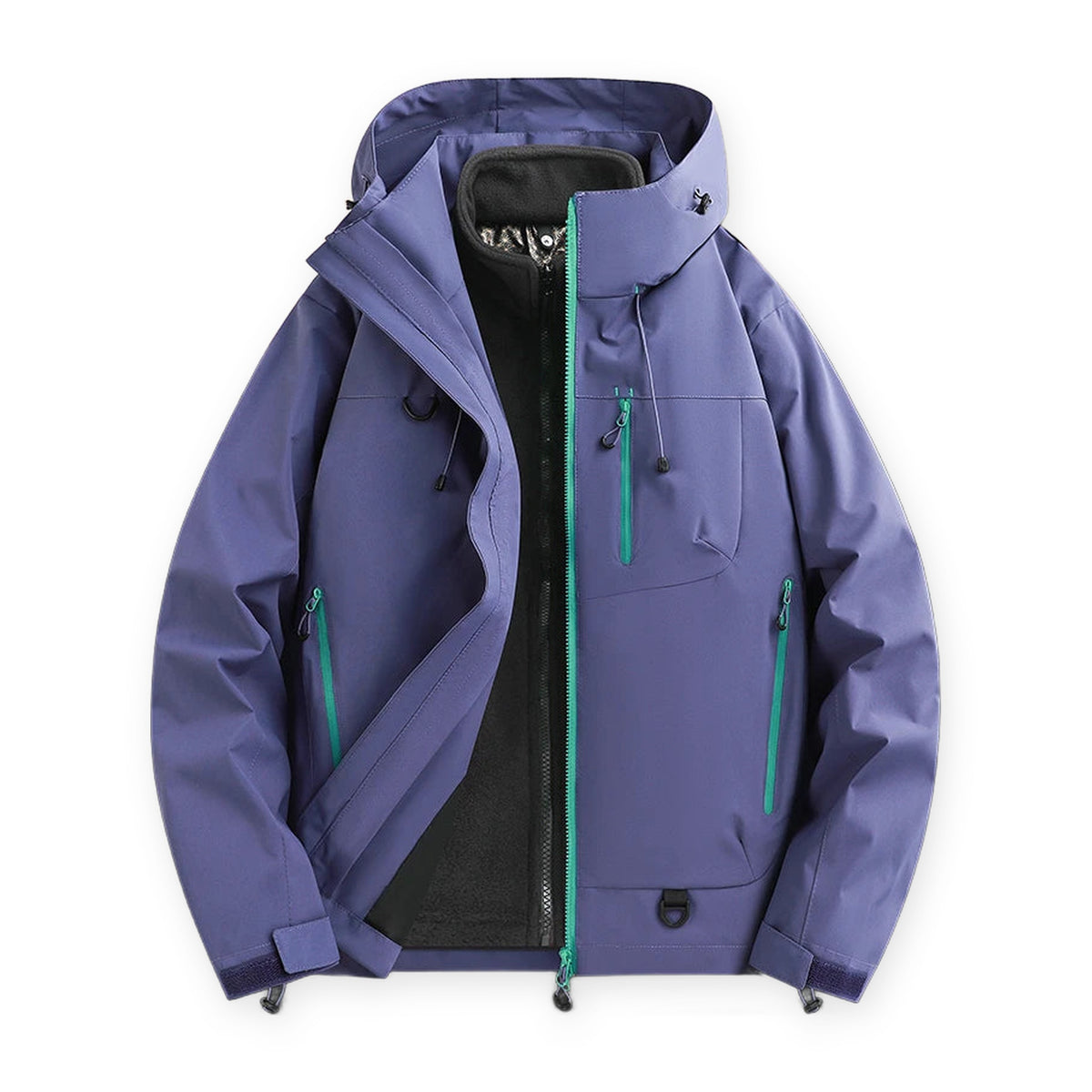 Waterproof Jacket with Zip-Out Fleece – Wear It 3 Ways