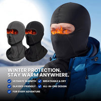 Windproof Balaclava - Fleece-Lined - For Bike and Motorcycle