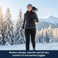 Fleece-Lined Joggers Men - Windproof - Zip Pockets