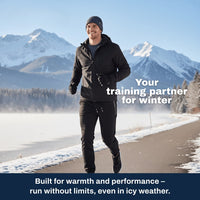 Fleece-Lined Joggers Men - Windproof - Zip Pockets