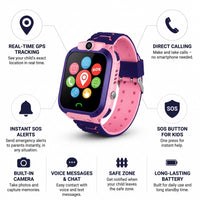 Smart Watch for Kids with GPS - SOS Button & Two-Way Calling - Camera