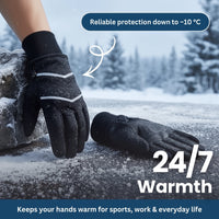 ThermoPro Winter Gloves - Waterproof & Windproof - Touchscreen Thumb & Index Finger