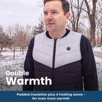 Heated Vest - 4 Heating Zones & One-Button Control - S to XXL