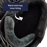 Barefoot Shoes for Winter - Warm Lined Barefoot Boots - Quick Lace