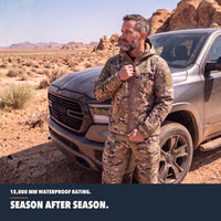 Camo Jacket for Men - Waterproof Fleece Lined Softshell - Hooded