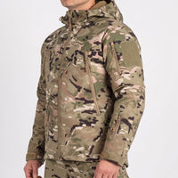 Camo Jacket for Men - Waterproof Fleece Lined Softshell - Hooded