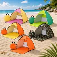 Pop-Up Beach Tent - UPF 50+ Sun Protection - Sets Up in Seconds
