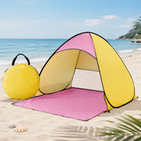 Pop-Up Beach Tent - UPF 50+ Sun Protection - Sets Up in Seconds