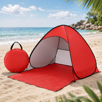 Pop-Up Beach Tent - UPF 50+ Sun Protection - Sets Up in Seconds